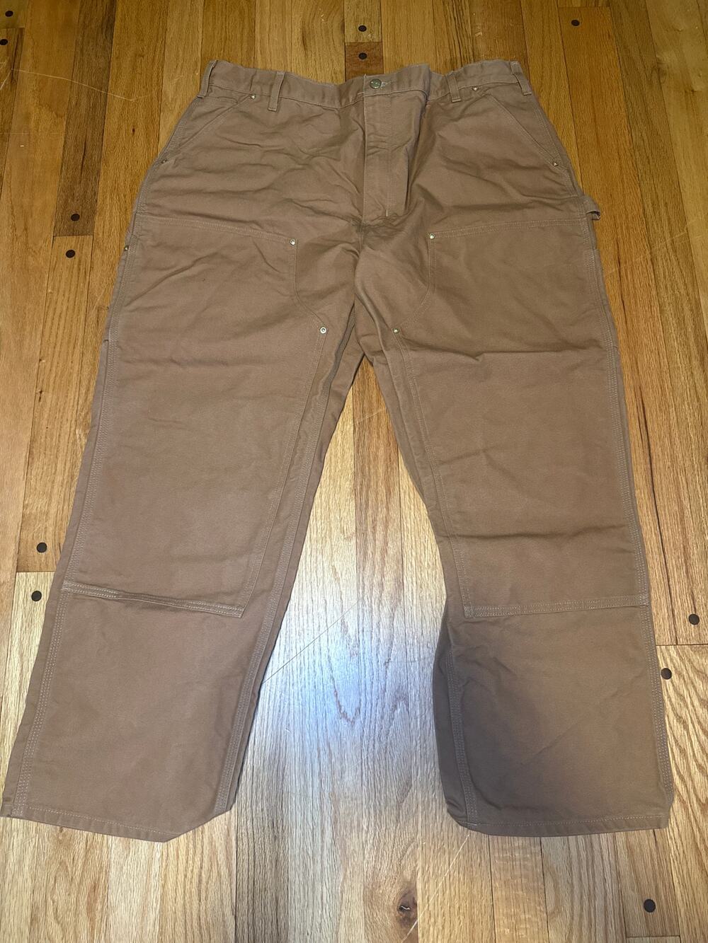 Carhartt Men's Loose Fit Firm Duck Double-Front Utility Work Pan 42 x 30